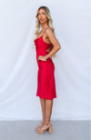 Presley Midi Dress - Red