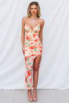 Reagan Maxi Dress - Orange Floral