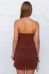 Ricci Mini Dress - Brown Shimmer