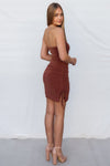 Ricci Mini Dress - Brown Shimmer