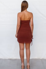 Ricci Mini Dress - Brown Shimmer