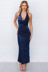 Riley Maxi Dress - Midnight Blue