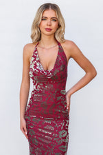 Riley Maxi Dress - Wine