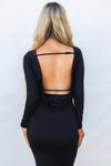 Rowdy Maxi Dress - Black