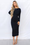 Rowdy Maxi Dress - Black