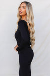 Sonia Maxi Dress - Black
