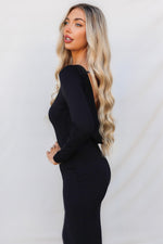 Sonia Maxi Dress - Black