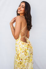 Talia Maxi Dress - Yellow Multi