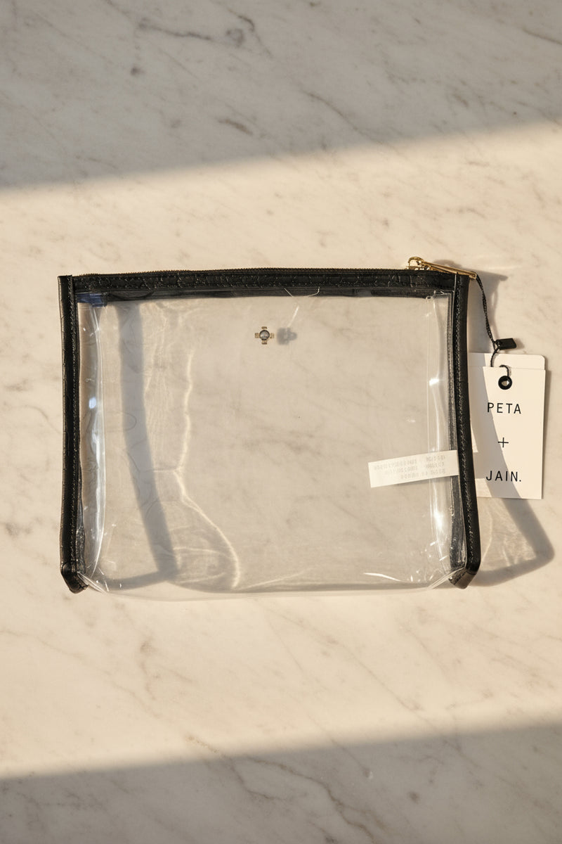PETA + JAIN Vacay Passport Wallet - Clear