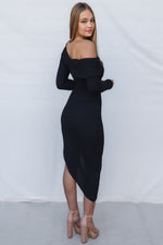 Veda Midi Dress - Black