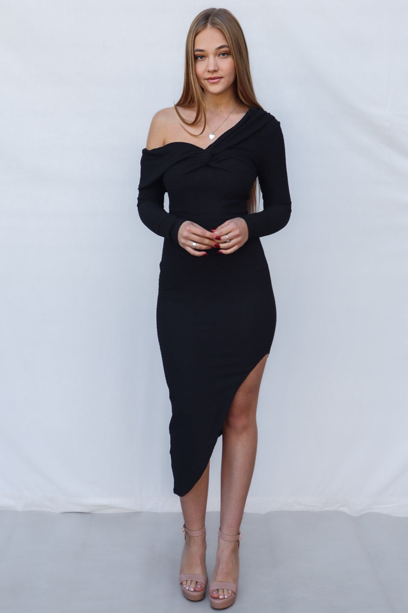 Veda Midi Dress - Black