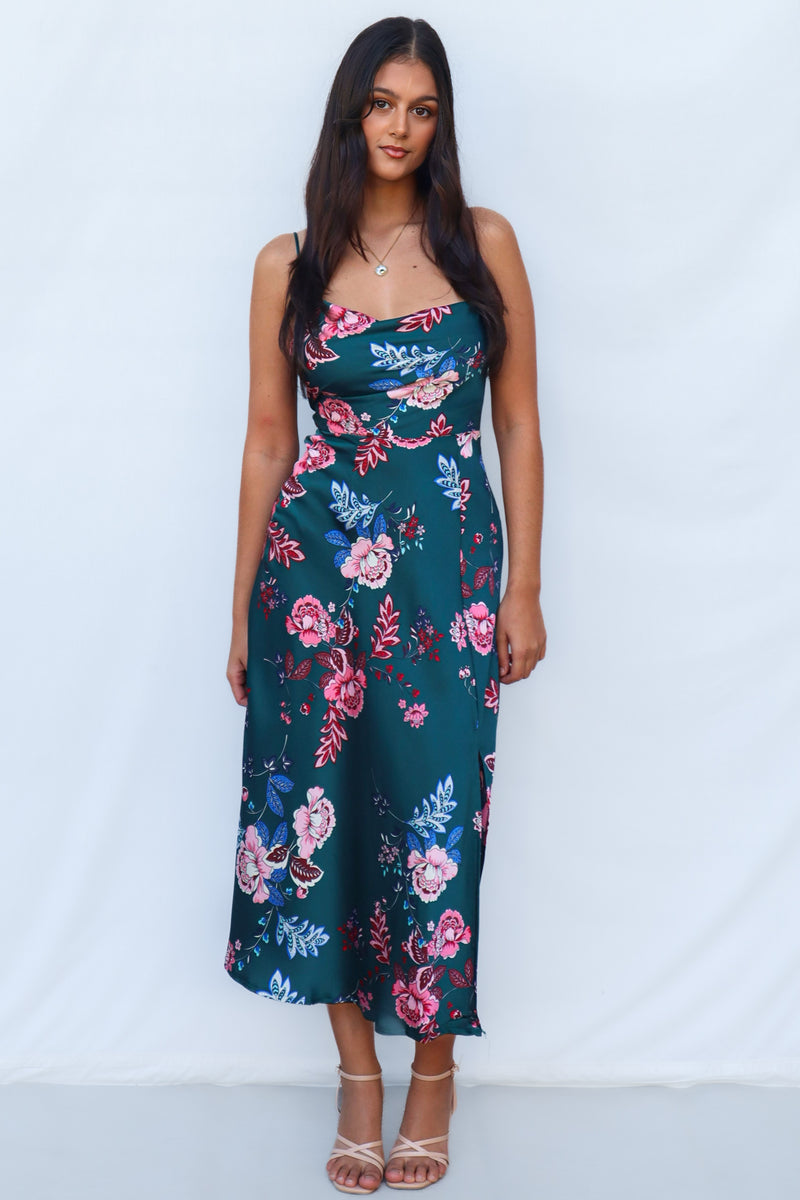 Verlaine Midi Dress - Multi Floral