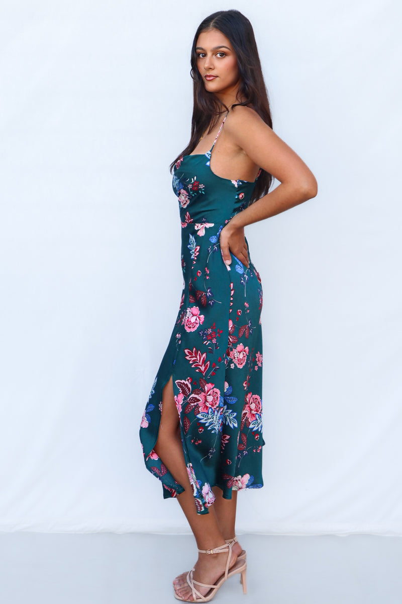 Verlaine Midi Dress - Multi Floral