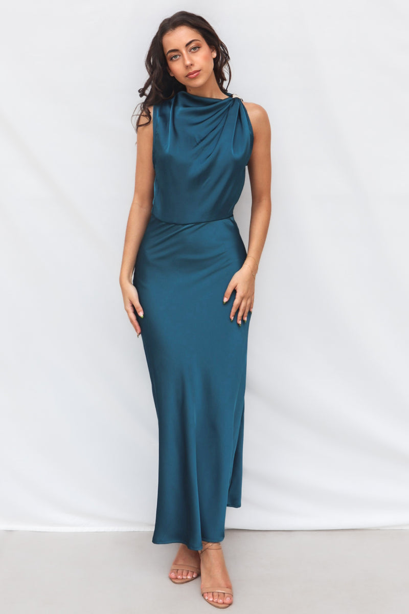 Vianna Formal Dress - Teal