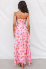 Watson Maxi Dress - Orange Floral