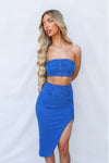 Xandra Set Top - Electric Blue