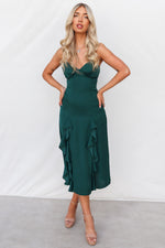 Yolanda Midi Dress - Emerald