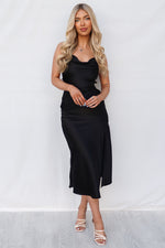 Zamira Midi Dress - Black