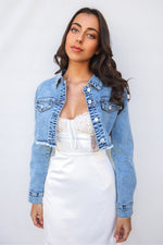 Zian Cropped Denim Jacket