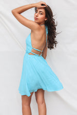 Cherish Mini Dress - Blue