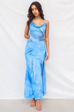 Emory Maxi Dress - Blue Print