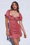 Babydoll Dress - Rose Pink