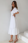 Cecilia Midi Dress - White