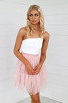 Cupid Tulle Skirt - Blush - Runway Goddess