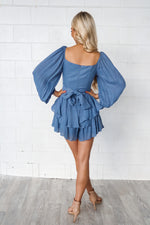 Dallas Playsuit - Midnight Blue