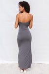 Faye Maxi Dress - Charcoal