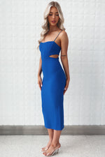 Leah Midi Dress - Electric Blue
