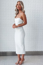 Leah Midi Dress - White