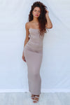 Lisa Maxi Dress - Beige