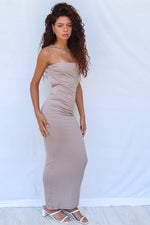 Lisa Maxi Dress - Beige