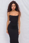 Lisa Maxi Dress - Black