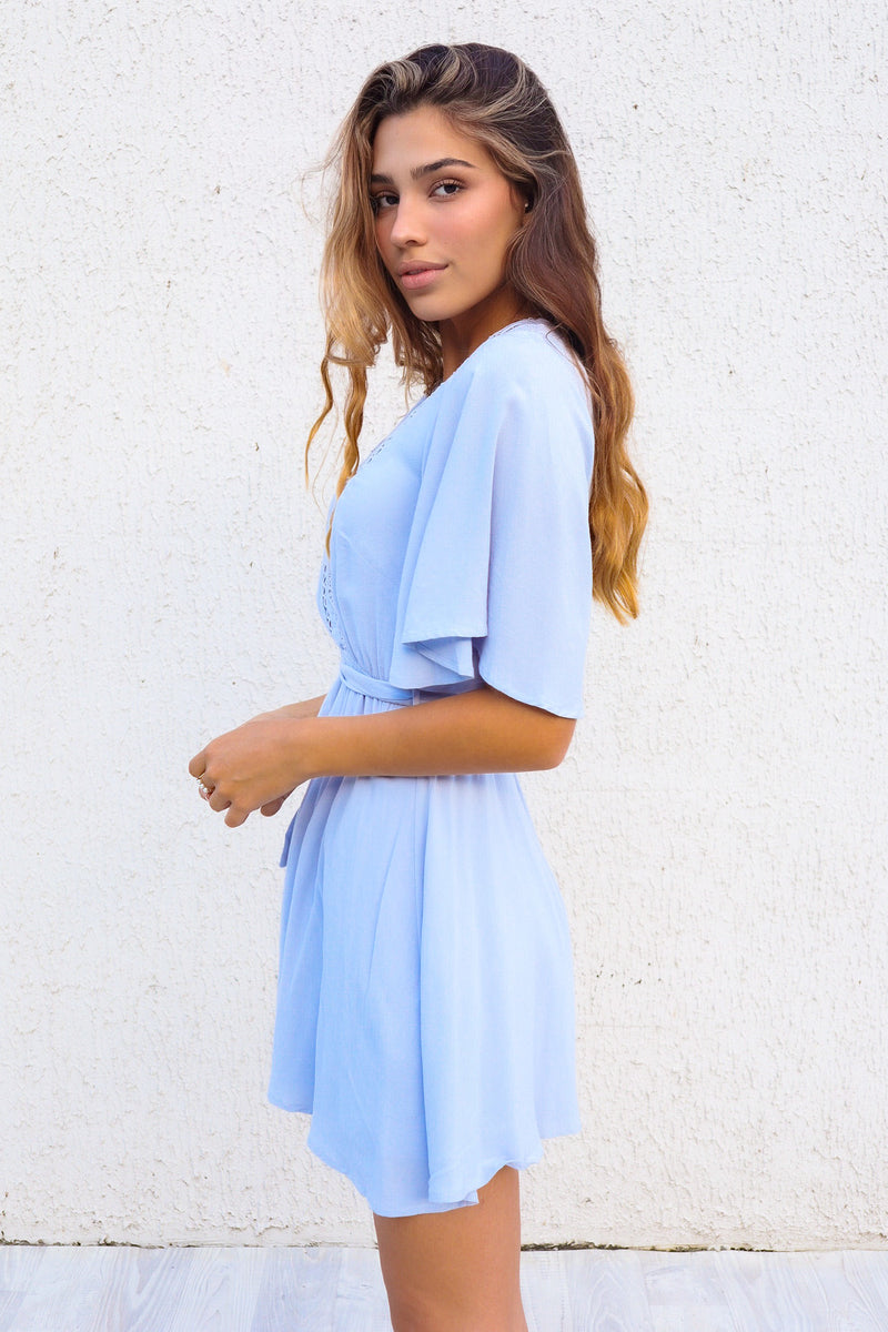 Maple Dress - Baby Blue