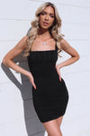 Ciara Jersey Dress - Black