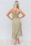 Renner Midi Dress - Khaki Green