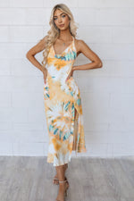 Verity Dress - Yellow Tie Dye