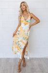 Verity Dress - Yellow Tie Dye