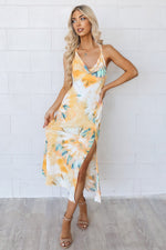 Verity Dress - Yellow Tie Dye