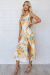 Verity Dress - Yellow Tie Dye