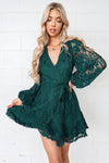 Vienna Lace Dress - Green